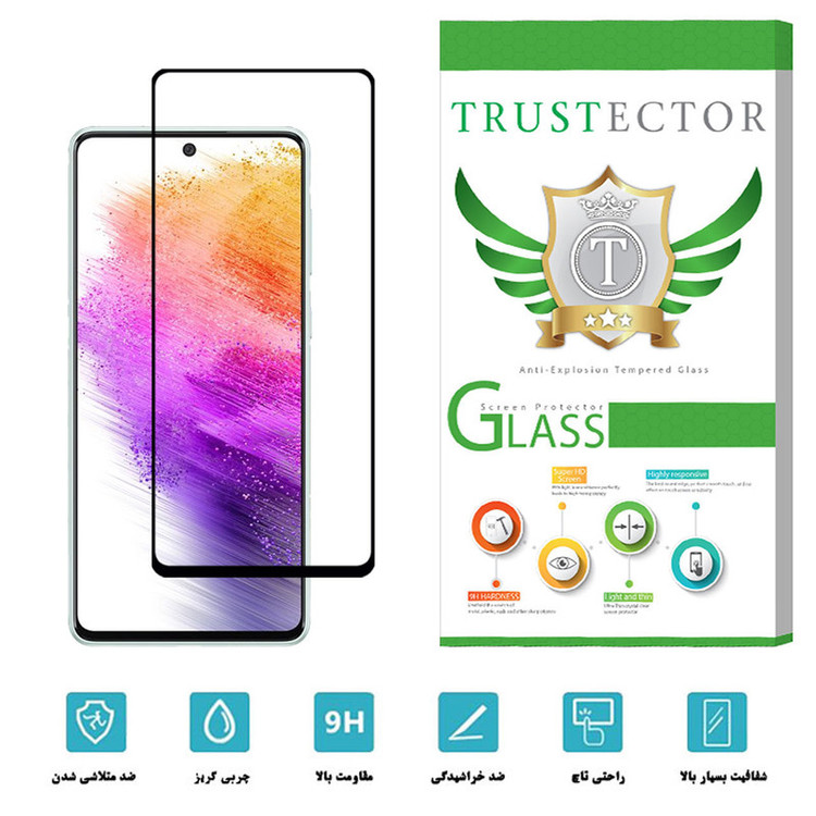 محافظ صفحه نمایش سرامیکی تراستکتور مدل CRT مناسب برای گوشی موبایل سامسونگ Galaxy A73 5G