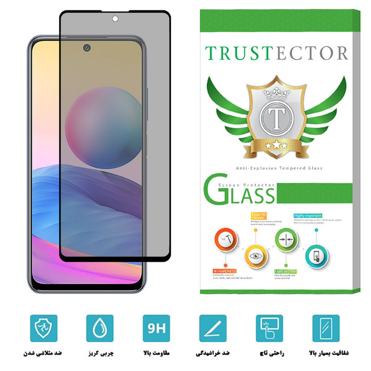 محافظ صفحه نمایش سرامیکی تراستکتور مدل CRP مناسب برای گوشی موبایل شیائومی Redmi Note 10S