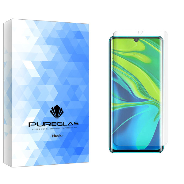 محافظ صفحه نمایش پیور گلس مدل NuGlas UV مناسب برای گوشی موبایل شیائومی Mi note 10/10 pro