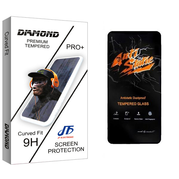 محافظ صفحه نمایش جی اف مدل Diamond مناسب برای گوشی موبایل سامسونگ GALAXY A52