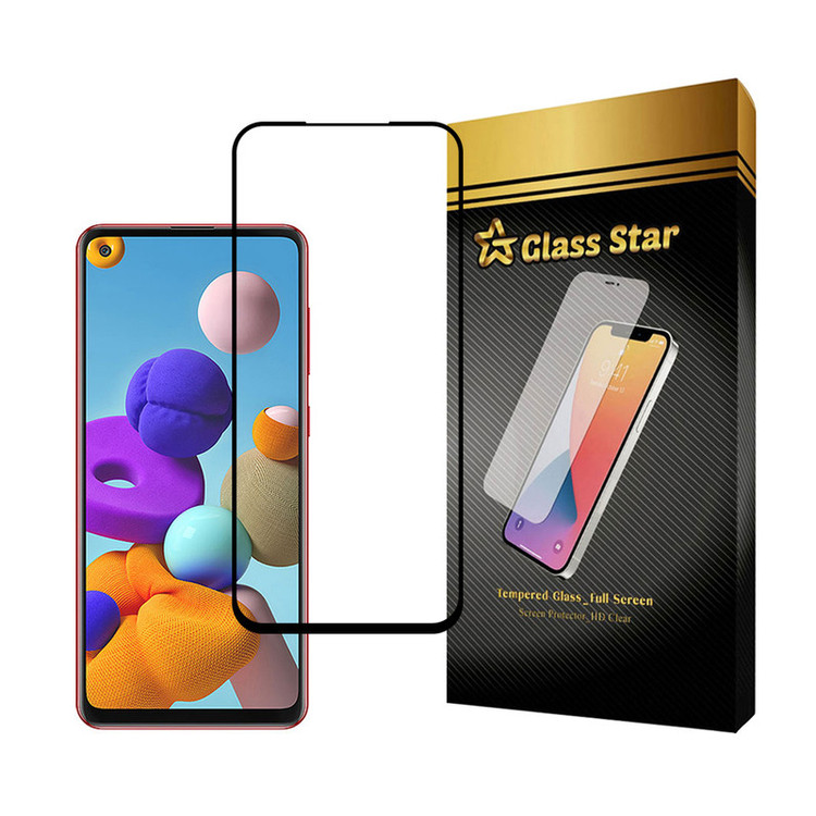 محافظ صفحه نمایش گلس استار مدل FULSLGS مناسب برای گوشی موبایل سامسونگ Galaxy A21s