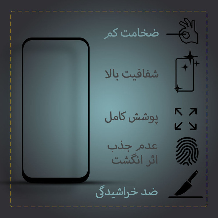 محافظ صفحه نمایش تراستکتور مدل FULPLUST مناسب برای گوشی موبایل شیائومی Redmi A2 PLUS
