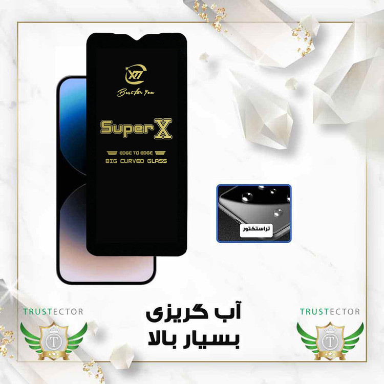 محافظ صفحه نمایش تراستکتور مدل SUPXT20 مناسب برای گوشی موبایل اپل iPhone 15 Pro Max