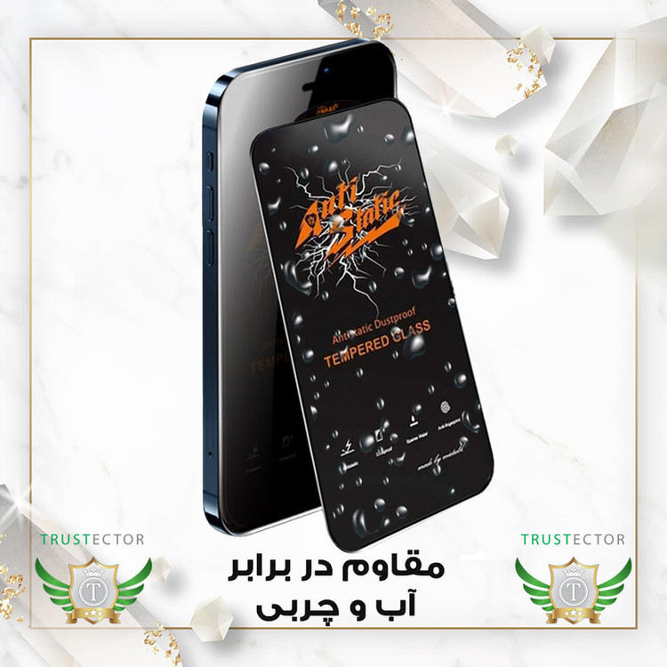 محافظ صفحه نمایش تراستکتور مدل ANNT مناسب برای گوشی موبایل شیائومی Redmi Note 12 Pro 4G به همراه محافظ پشت گوشی