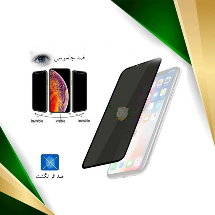 محافظ صفحه نمایش سرامیکی حریم شخصی تراستکتور مدل PRCTA مناسب برای گوشی موبایل ریلمی C30s