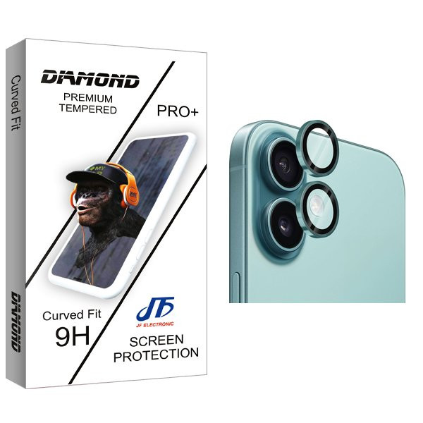 محافظ لنز دوربین جی اف مدل Diamond2 مناسب برای گوشی موبایل اپل iPhone 16