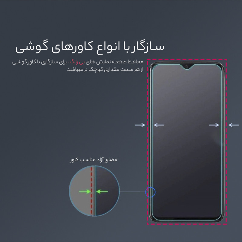 محافظ صفحه نمایش تایگر گلس مدل SAM2 مناسب برای گوشی موبایل سامسونگ Galaxy A70s