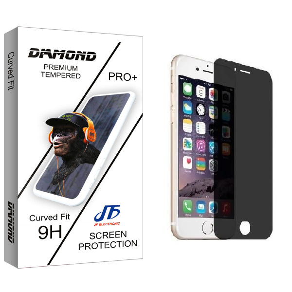 محافظ صفحه نمایش حریم شخصی جی اف مدل Diamond مناسب برای گوشی موبایل اپل iPhone 8 Plus