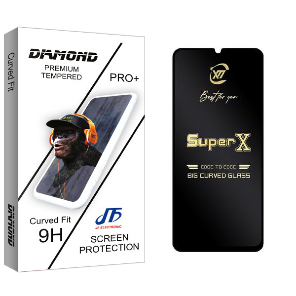 محافظ صفحه نمایش جی اف مدل Diamond SuperX مناسب برای گوشی موبایل سامسونگ Galaxy A31 / A32 / A22