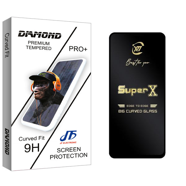 محافظ صفحه نمایش جی اف مدل Diamond SuperX مناسب برای گوشی موبایل شیائومی Redmi Note 9S