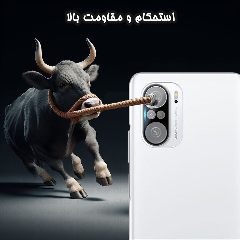 محافظ لنز دوربین گلس استار مدل LFUG20 مناسب برای گوشی موبایل شیائومی Poco F3 / Redmi K40 / Redmi K40 Pro / Redmi K40 Pro Plus
