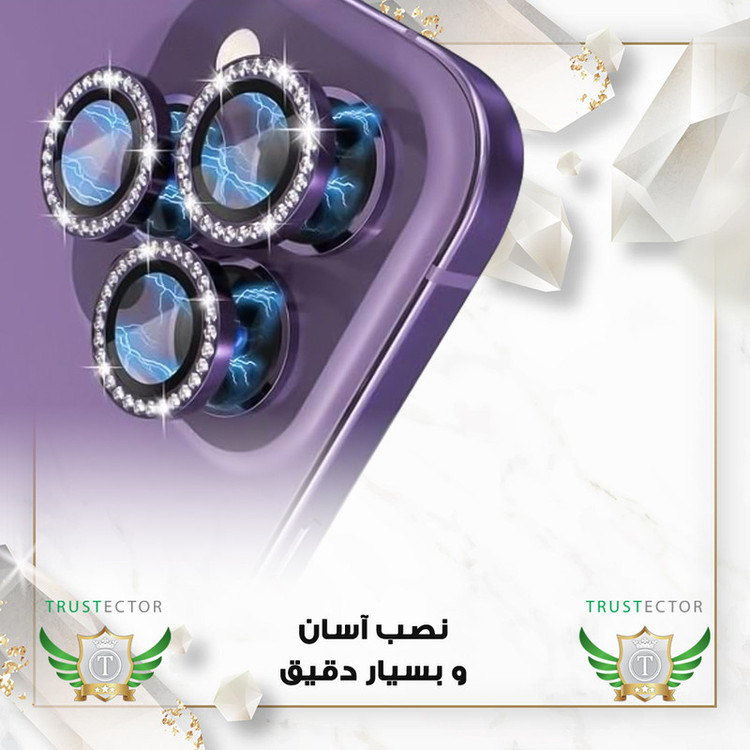 محافظ لنز دوربین شیشهای تراستکتور مدل NRIT20 مناسب برای گوشی موبایل سامسونگ Galaxy A06 4G / A06 5G