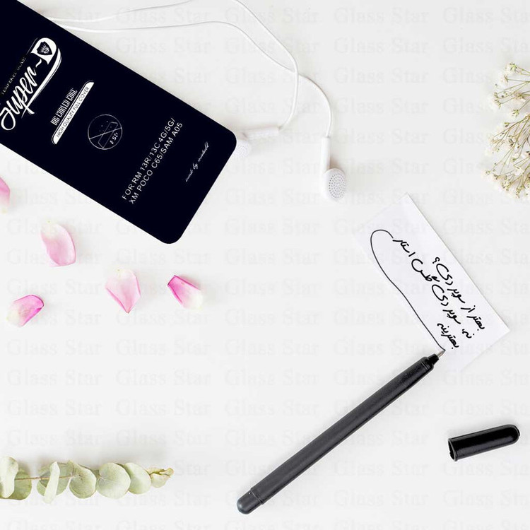 محافظ صفحه نمایش گلس استار مدل SUPD مناسب برای گوشی موبایل بلک ویو BlackView Color 8 4G / ریلمی Realme C61