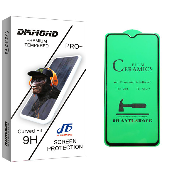 محافظ صفحه نمایش سرامیکی جی اف مدل Diamond glass مناسب برای گوشی موبایل سامسونگ Galaxy M31