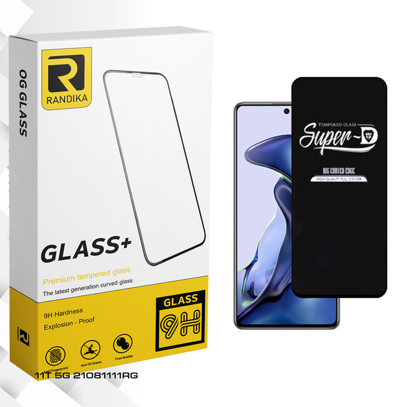 محافظ صفحه نمایش شیشه ای راندیکا مدل Randika Glass SuperD مناسب برای گوشی موبایل شیائومی 11T 5G 21081111RG