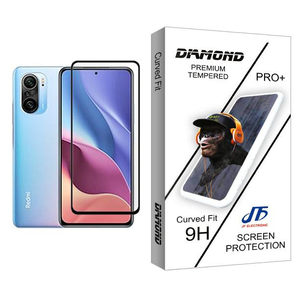 محافظ صفحه نمایش جی اف مدل Diamond Glass MIX001 مناسب برای گوشی موبایل شیائومی Redmi K40 Pro
