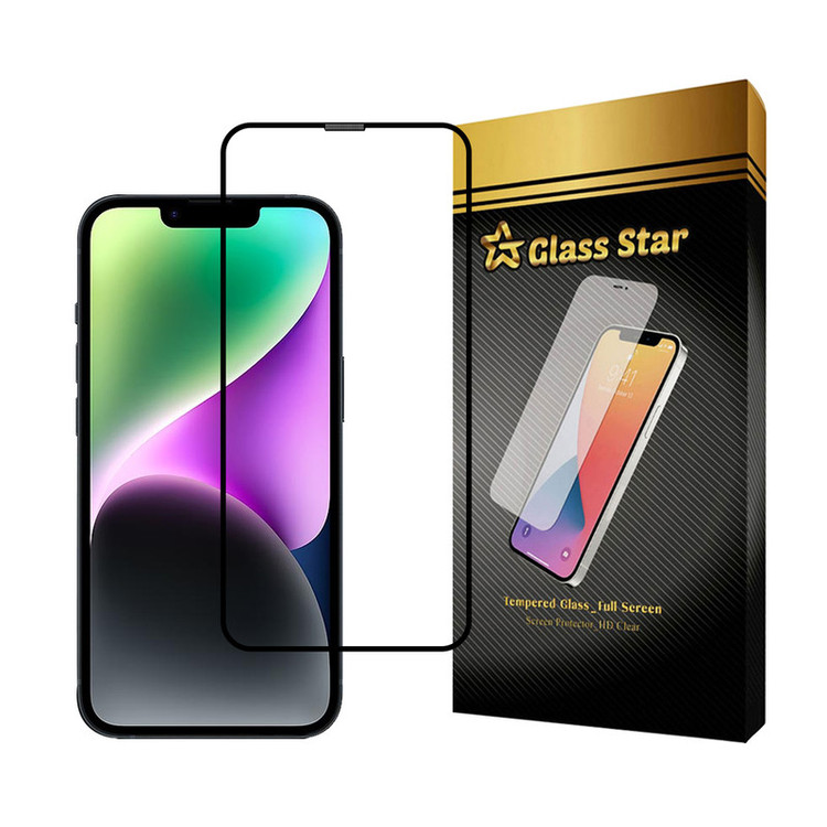 محافظ صفحه نمایش گلس استار مدل FULPLUSS مناسب برای گوشی موبایل اپل iPhone 14