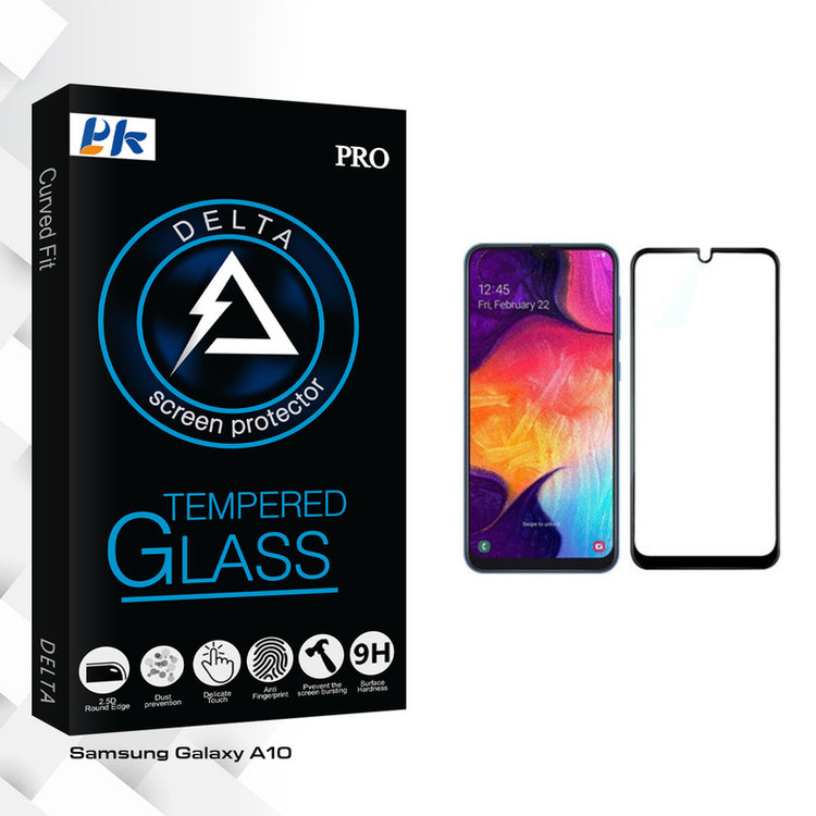 محافظ صفحه نمایش پی کی مدل Delta Glass مناسب برای گوشی موبایل سامسونگ Galaxy A10
