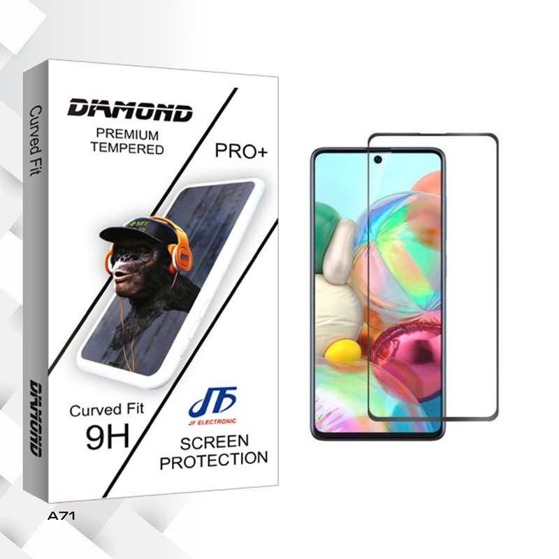 محافظ صفحه نمایش سرامیکی جی اف مدل Diamond glass مناسب برای گوشی موبایل سامسونگ Galaxy A71