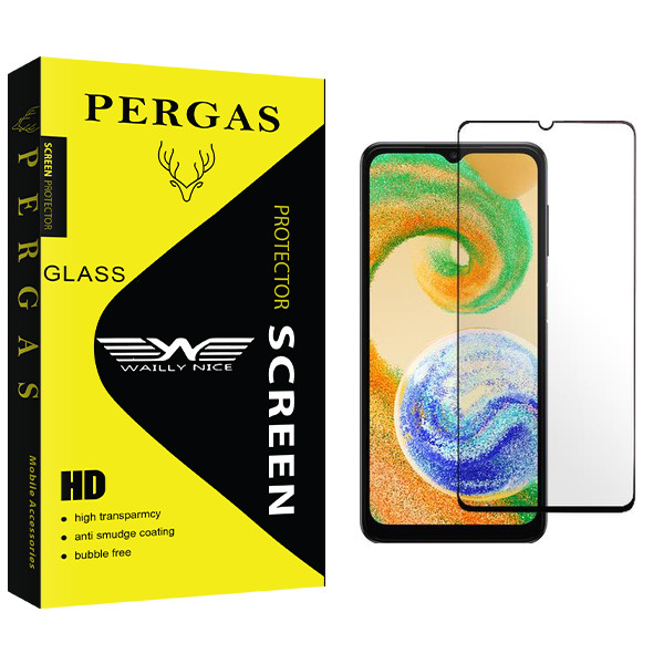 محافظ صفحه نمایش شیشه ای وایلی نایس مدل Pergas مناسب برای گوشی موبایل سامسونگ Galaxy A04s