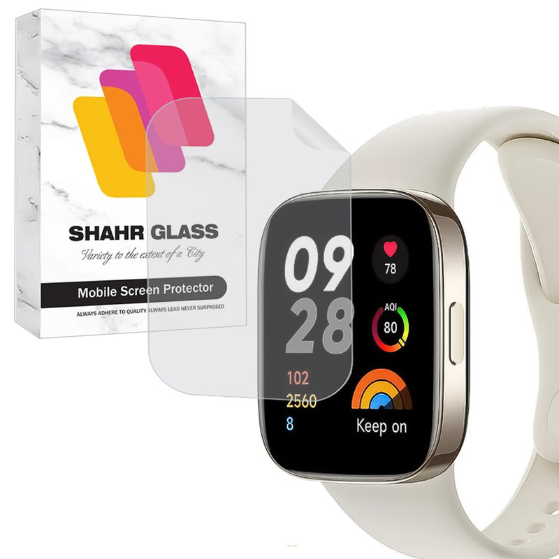 محافظ صفحه نمایش شهر گلس مدل WNOS20 مناسب برای ساعت هوشمند شیائومی Redmi Watch 3 44mm