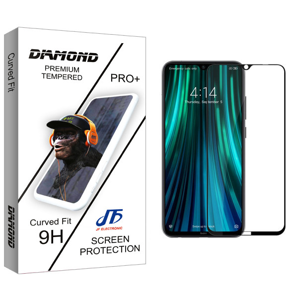 محافظ صفحه نمایش جی اف مدل Diamond glass مناسب برای گوشی موبایل شیائومی Redmi Note 8