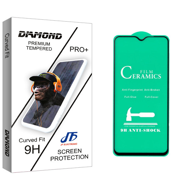 محافظ صفحه نمایش سرامیکی جی اف مدل Diamond glass مناسب برای گوشی موبایل شیائومی Redmi Note 8 Pro