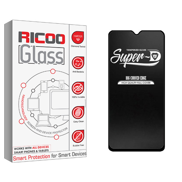 محافظ صفحه نمایش شیشه ای ریکو مدل Ricoo Glass Super-D مناسب برای گوشی موبایل سامسونگ Galaxy A022