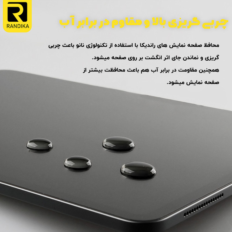 محافظ صفحه نمایش راندیکا مدل Premium Antistatic مناسب برای گوشی موبایل شیائومی Redmi Note 10 4G / Redmi Note 10S / Redmi Note 11 / Redmi Note 11S 4G / Poco M4 Pro 4G / Poco M5s