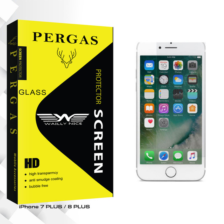 محافظ صفحه نمایش نایت وایلی نایس مدل Pergas Glass مناسب برای گوشی موبایل اپل IPhone 7 PLUS / 8 PLUS