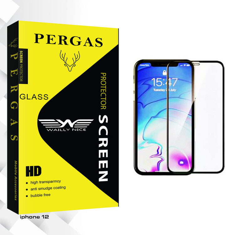 محافظ صفحه نمایش وایلی نایس مدل Pergas Glass مناسب برای گوشی موبایل اپل iphone 12