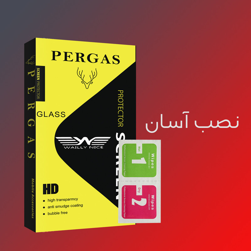 محافظ صفحه نمایش سرامیکی وایلی نایس مدل Pergas Glass مناسب برای گوشی موبایل شیائومی Poco X3