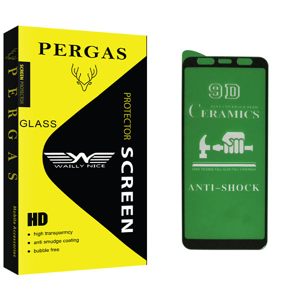 محافظ صفحه نمایش سرامیکی وایلی نایس مدل Pergas Glass مناسب برای گوشی موبایل سامسونگ Galaxy J6 Plus