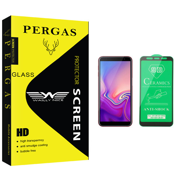 محافظ صفحه نمایش سرامیکی وایلی نایس مدل Pergas Glass مناسب برای گوشی موبایل سامسونگ Galaxy J6 Plus