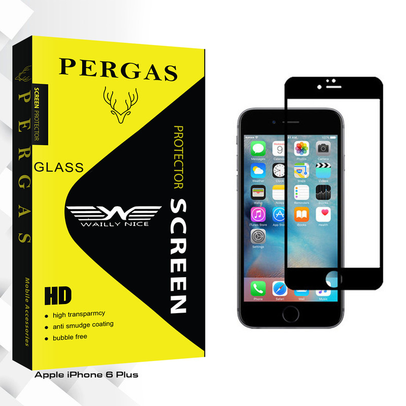 محافظ صفحه نمایش وایلی نایس مدل Pergas Glass مناسب برای گوشی موبایل اپل iPhone 6 Plus