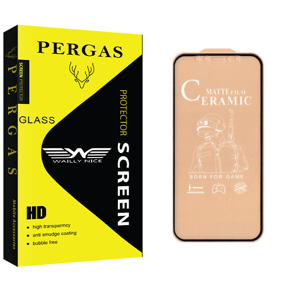محافظ صفحه نمایش مات وایلی نایس مدل Pergas Glass مناسب برای گوشی موبایل اپل iPhone 11 Pro