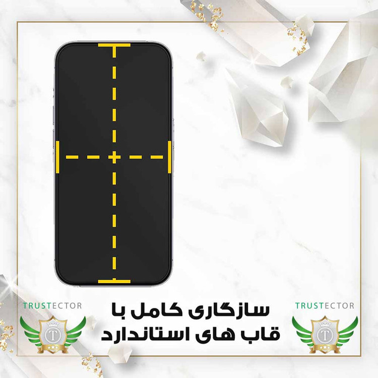 محافظ صفحه نمایش تراستکتور مدل FULLPRIVNANOT مناسب برای گوشی موبایل شیائومی 13T / 13T Pro / K60 Ultra به همراه محافظ پشت گوشی