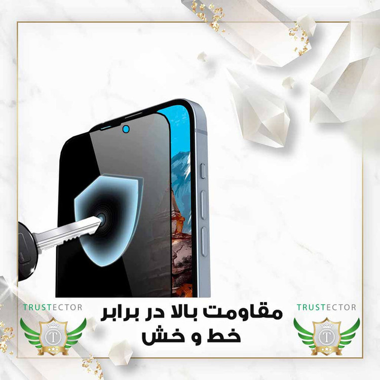 محافظ صفحه نمایش تراستکتور مدل FULLPRIVNANOT مناسب برای گوشی موبایل شیائومی 13T / 13T Pro / K60 Ultra به همراه محافظ پشت گوشی