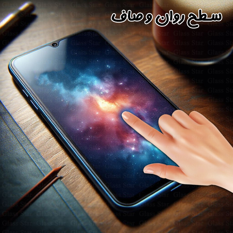 محافظ صفحه نمایش سرامیکی شفاف گلس استار مدل CERAMICNANOST مناسب برای گوشی موبایل سامسونگ Galaxy F13 4G / M13 4G / F23 5G / M23 5G به همراه محافظ پشت گوشی هیدروژل