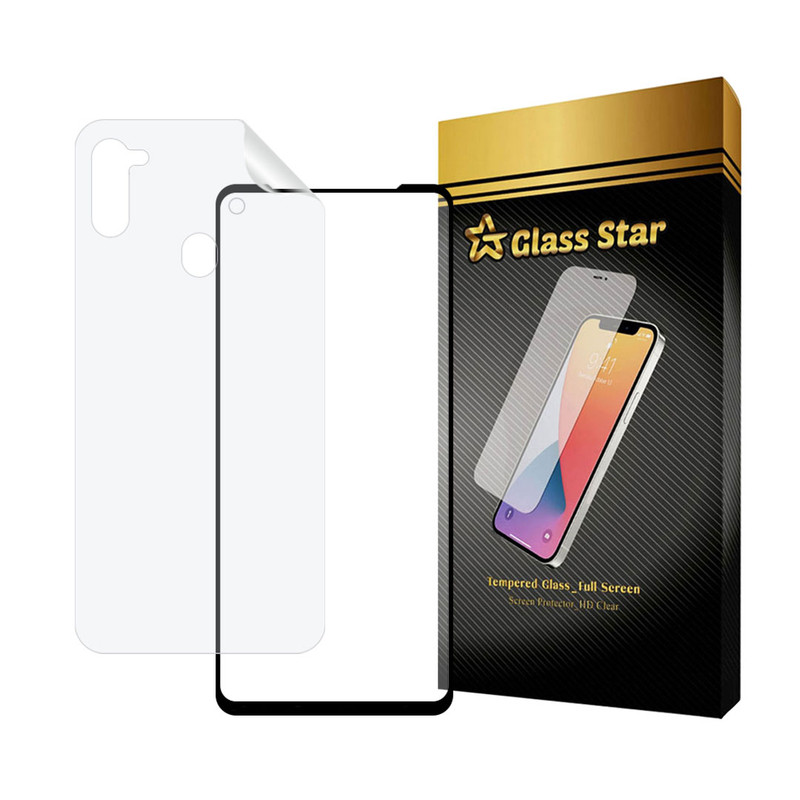محافظ صفحه نمایش مات گلس استار مدل MCERAMNANOS مناسب برای گوشی موبایل سامسونگ Galaxy A11 / M11 به همراه محافظ پشت گوشی