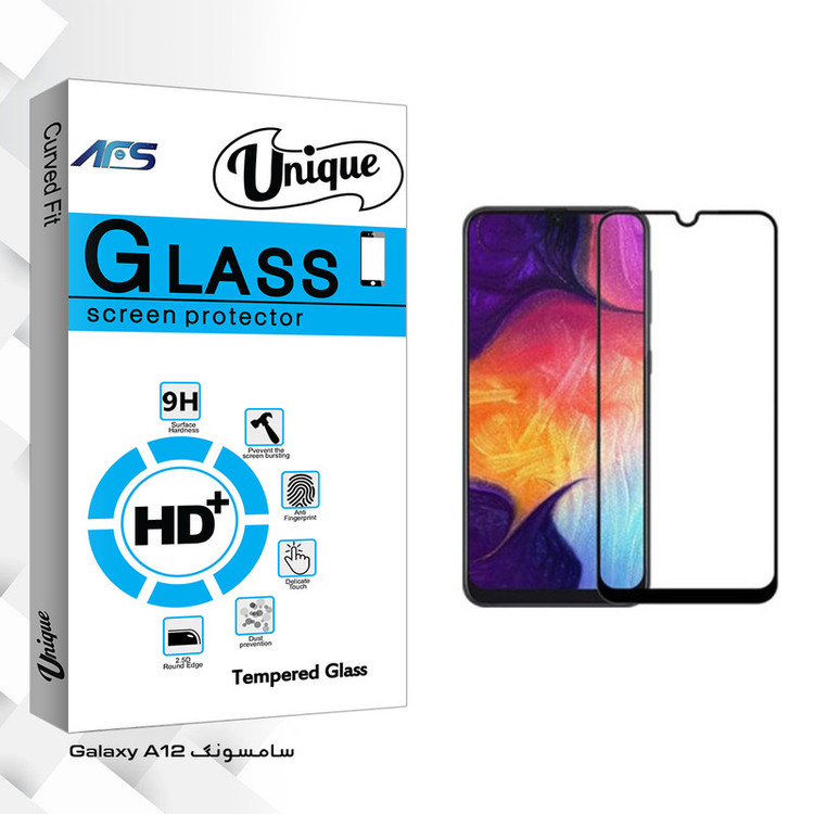 محافظ صفحه نمایش ای اف اس مدل Unique Glass مناسب برای گوشی موبایل سامسونگ Galaxy A12