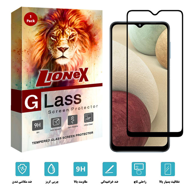 محافظ صفحه نمایش سرامیکی لایونکس مدل CRC-L مناسب برای گوشی موبایل سامسونگ Galaxy A12