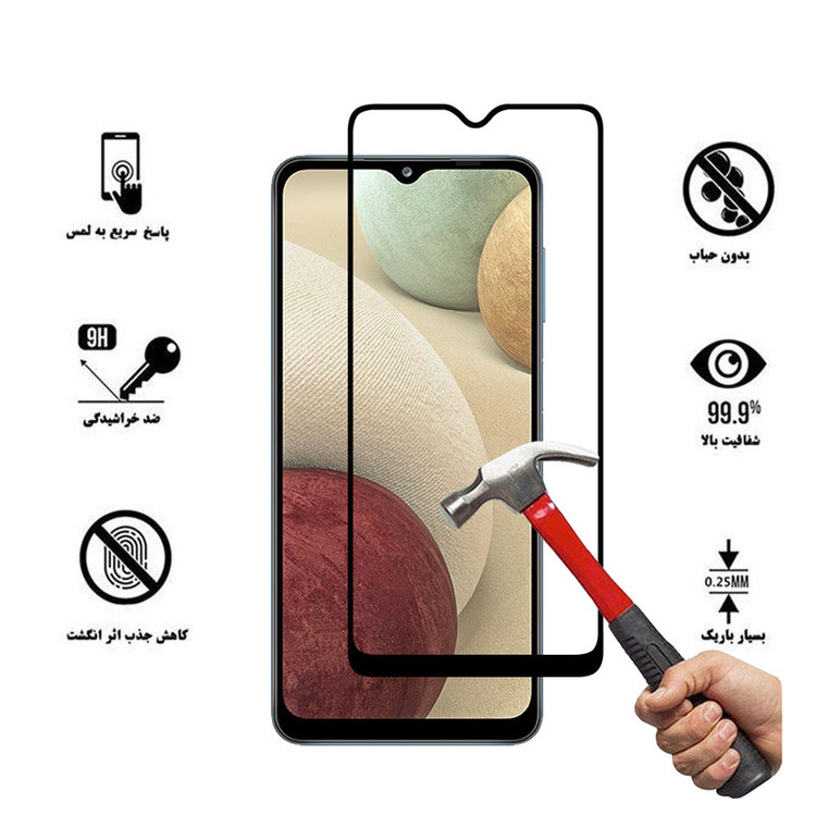 محافظ صفحه نمایش سرامیکی لایونکس مدل CRC-L مناسب برای گوشی موبایل سامسونگ Galaxy A12