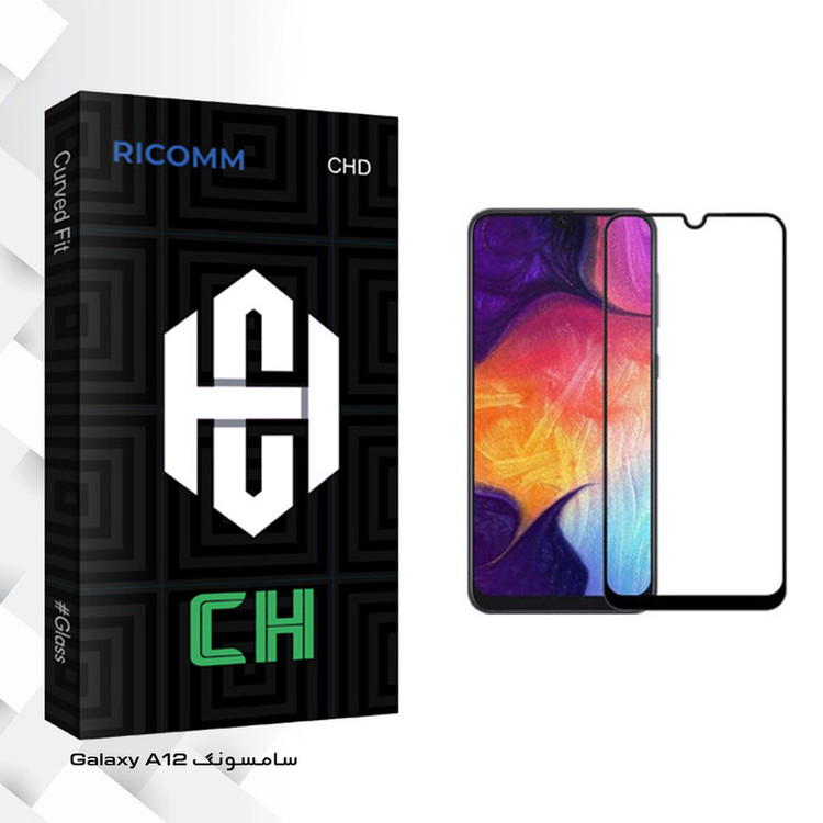 محافظ صفحه نمایش ریکام مدل CH glass مناسب برای گوشی موبایل سامسونگ Galaxy A12
