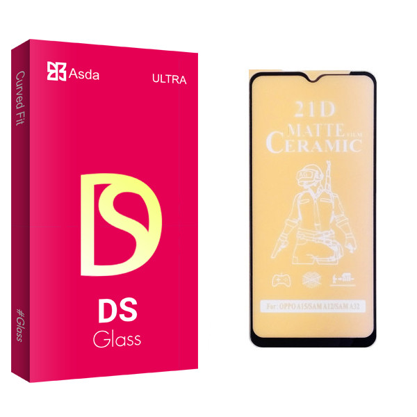 محافظ صفحه نمایش سرامیکی آسدا مدل DS glass مناسب برای گوشی موبایل سامسونگ Galaxy A12