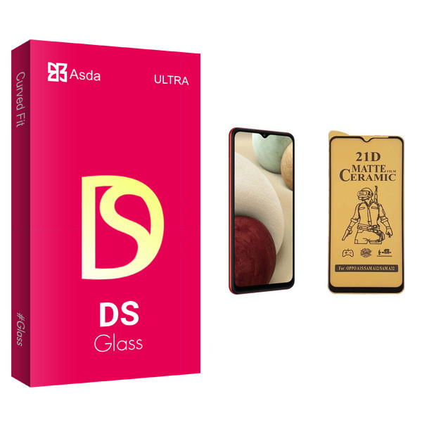 محافظ صفحه نمایش سرامیکی آسدا مدل DS glass مناسب برای گوشی موبایل سامسونگ Galaxy A12