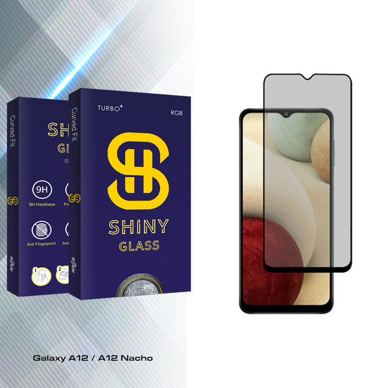 محافظ صفحه نمایش سرامیکی حریم شخصی آتوچبو مدل Shiny Glass مناسب برای گوشی موبایل سامسونگ Galaxy A12 / A12 Nacho