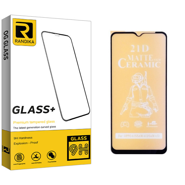 محافظ صفحه نمایش سرامیکی راندیکا مدل GLD مناسب برای گوشی موبایل سامسونگ Galaxy A12