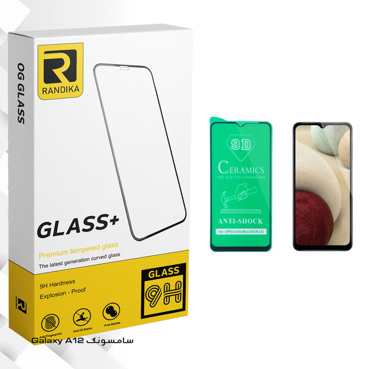 محافظ صفحه نمایش سرامیکی راندیکا مدل GLD مناسب برای گوشی موبایل سامسونگ Galaxy A12