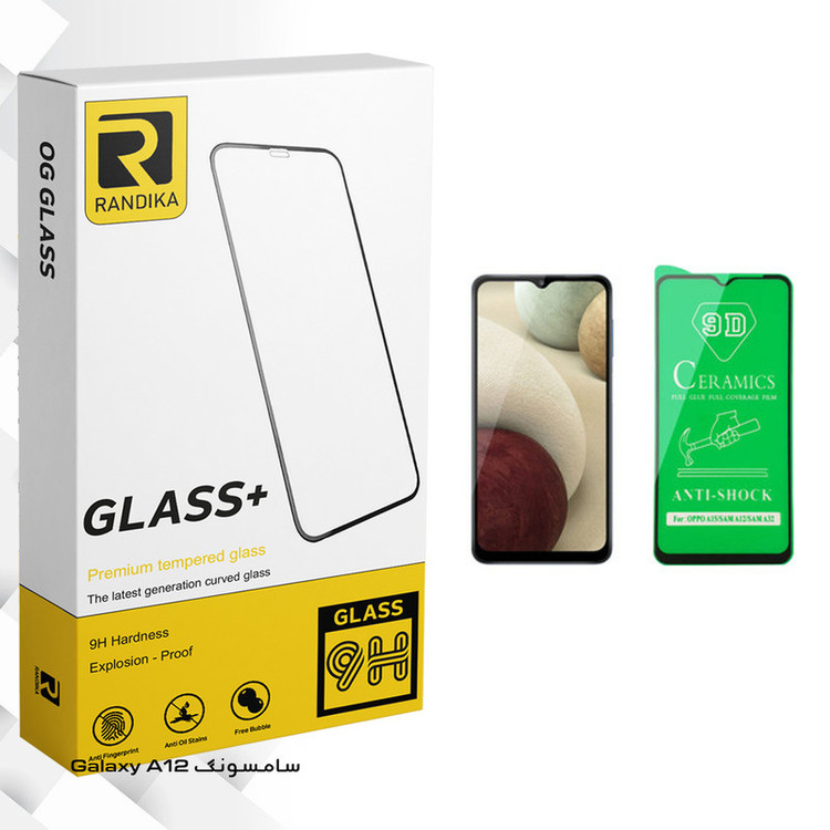 محافظ صفحه نمایش سرامیکی راندیکا مدل GLD مناسب برای گوشی موبایل سامسونگ Galaxy A12